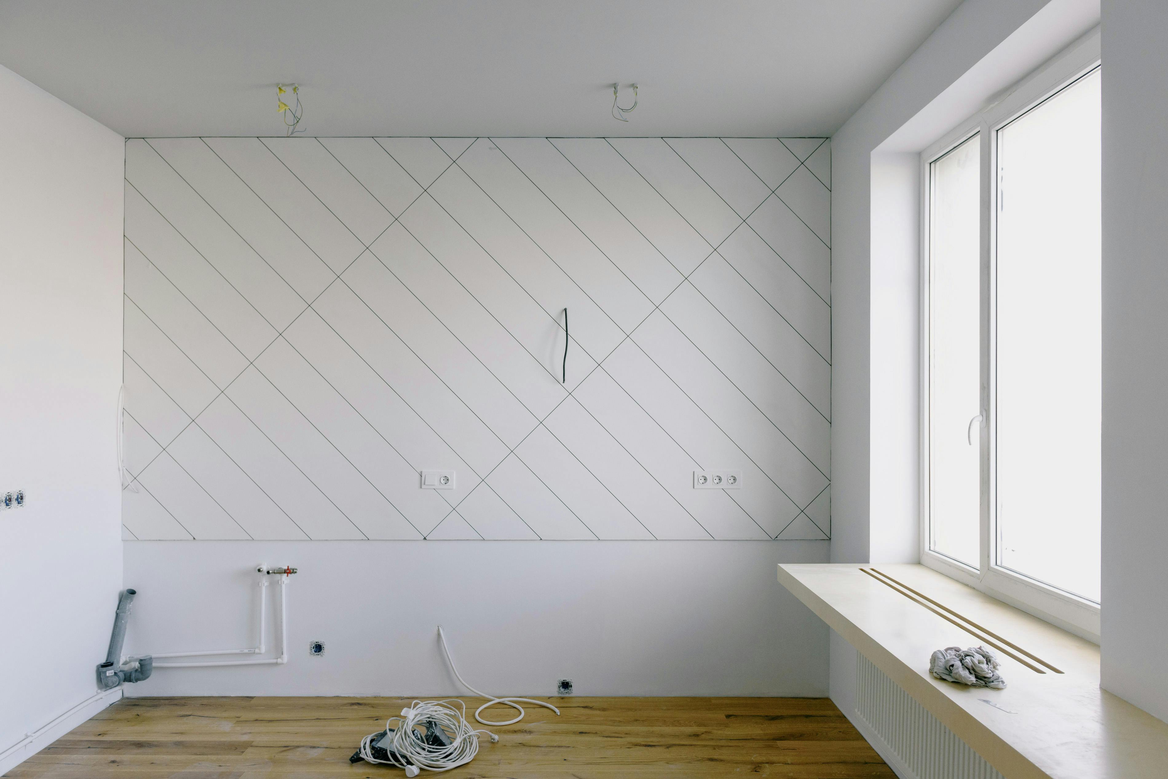 Renovated modern apartment interior