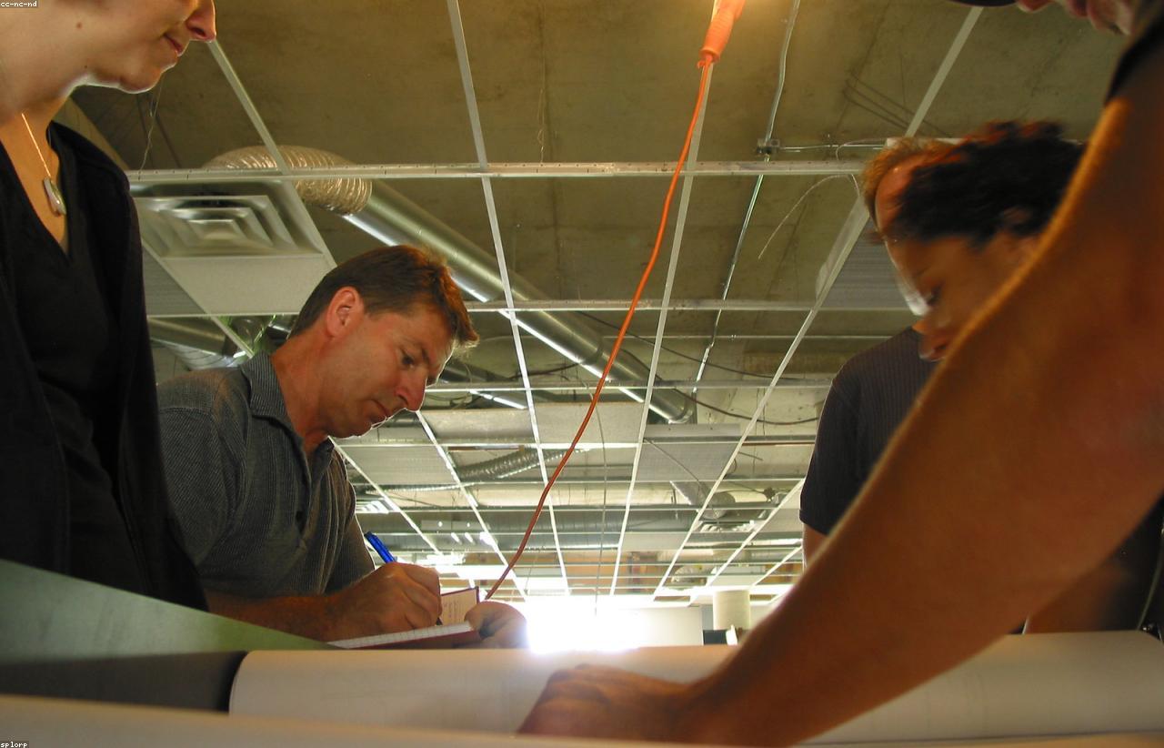 Planning and blueprint review for renovation