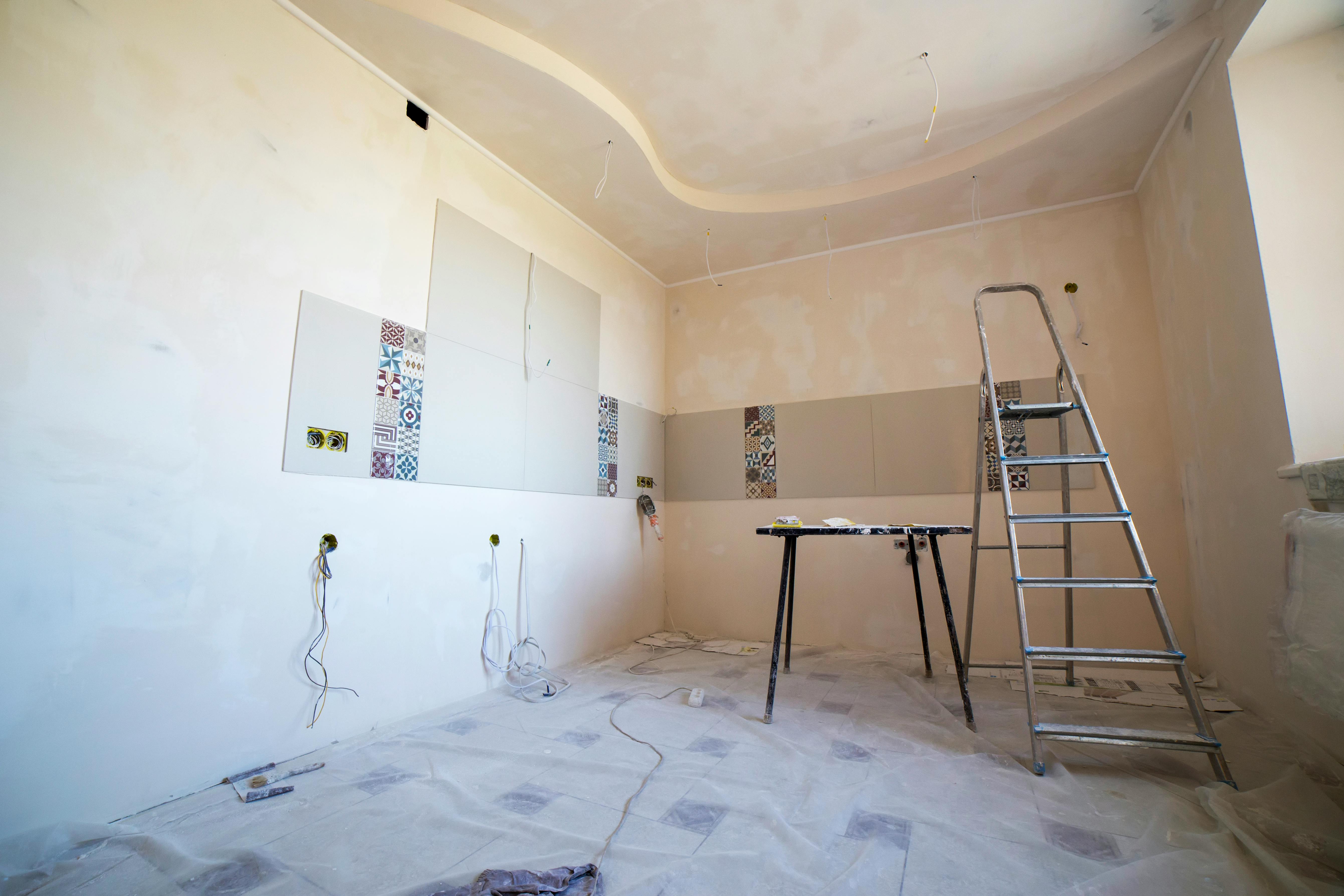 Floor and wall surface renovation